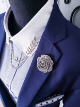 Load image into Gallery viewer, Rose Rhinestone Lapel Pin