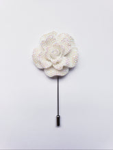 Load image into Gallery viewer, Rose Rhinestone Lapel Pin