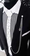 Load image into Gallery viewer, White Shiny Acrylic Necktie