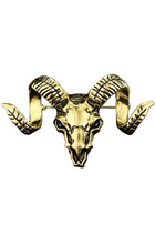 Load image into Gallery viewer, Ram Lapel Pin Brooch Badge Silver Pin