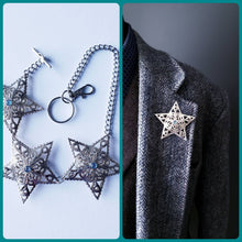 Load image into Gallery viewer, Silver Tone Pocket Watch Vest Chain