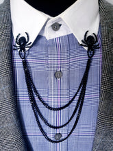 Load image into Gallery viewer, Spider Collar Chain Lapel Pin