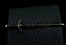 Load image into Gallery viewer, Retro Classic Sword Tie Bar