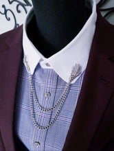 Load image into Gallery viewer, Skeleton Hands Collar Chain Pin