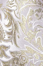 Load image into Gallery viewer, Men's Gold White Floral Necktie Set