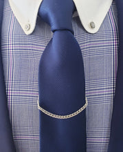 Load image into Gallery viewer, Tie Chain Golden Silver Tie Bar