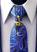 Load image into Gallery viewer, Adjustable Metal Snake Tie Ring