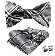 Load image into Gallery viewer, Men's Self-Tied Bowtie Set