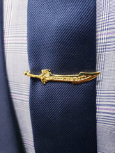 Load image into Gallery viewer, Retro Classic Sword Tie Bar