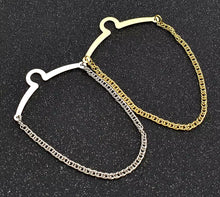 Load image into Gallery viewer, Tie Chain Golden Silver Tie Bar