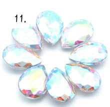 Load image into Gallery viewer, Crystal Flower Lapel Pin With 4 Gold Or Silver Chains