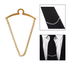 Load image into Gallery viewer, Tie Chain Golden Silver Tie Bar