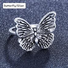 Load image into Gallery viewer, Adjustable Metal Snake Tie Ring