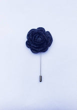 Load image into Gallery viewer, Rose Rhinestone Lapel Pin