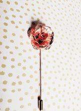 Load image into Gallery viewer, Rose Flower Metal Gold Brooch Lapel Pin