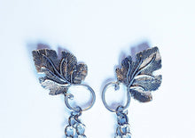 Load image into Gallery viewer, Elegant Leaf Lapel Pin with Silver Chains
