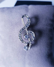 Load image into Gallery viewer, Treble Clef Lapel Pin Brooch