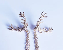 Load image into Gallery viewer, Deer Antlers Collar Chain Pin
