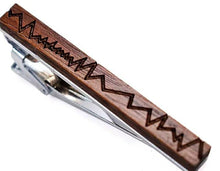 Load image into Gallery viewer, Men's Wooden Tie Bar