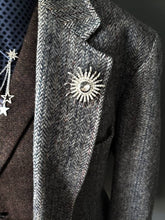 Load image into Gallery viewer, Rhinestone Crystal Sun Flower Brooch Pin