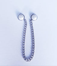 Load image into Gallery viewer, 12mm Pearl Collar Chain Pin