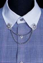 Load image into Gallery viewer, Crystal Star Collar Chain Pin