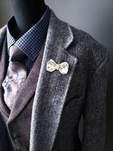 Load image into Gallery viewer, Lapel Pin Brooch Pin Bowtie Crystal