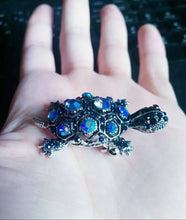 Load image into Gallery viewer, Turtle Crystal Rhinestone Brooch Lapel Pin