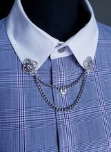 Load image into Gallery viewer, Crystal Star Collar Chain Pin