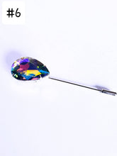 Load image into Gallery viewer, Elegant Rhinestone Men's Suit Brooch Pin