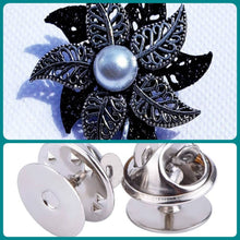 Load image into Gallery viewer, Elegant Flower Lapel Pin with Silver Chains/Lion Brooch