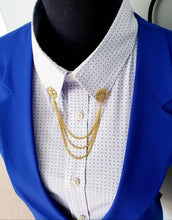 Load image into Gallery viewer, Retro Sunflower Collar Chain Pin