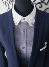 Load image into Gallery viewer, Scissor Collar Chain Pin