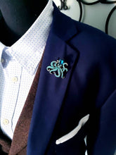 Load image into Gallery viewer, Crystal Octopus Lapel Pin