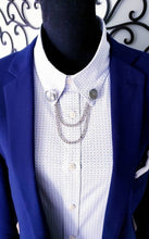 Load image into Gallery viewer, Functional Time Piece Clock Collar Chain Pin