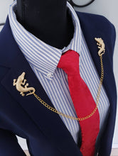Load image into Gallery viewer, Alligator Cloak Fastener Lapel Pin