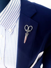 Load image into Gallery viewer, Scissor Lapel Pin