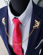 Load image into Gallery viewer, Alligator Cloak Fastener Lapel Pin