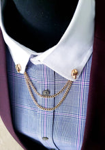 Load image into Gallery viewer, Skull Collar Chain Pin