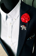 Load image into Gallery viewer, Stunning Elephant Crystal Brooch Lapel Pin