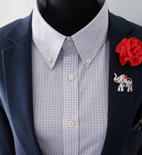 Load image into Gallery viewer, Stunning Elephant Crystal Brooch Lapel Pin