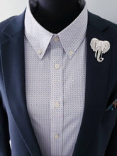 Load image into Gallery viewer, Metal Steel Elephant Head Brooch Pin