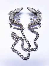 Load image into Gallery viewer, Alligator Cloak Fastener Lapel Pin