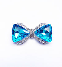 Load image into Gallery viewer, Lapel Pin Brooch Pin Bowtie Crystal