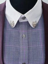 Load image into Gallery viewer, Crystal Rhinestones Owl Collar Pin