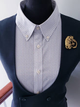 Load image into Gallery viewer, Bad kitty Cat & Fish Brooch Pin