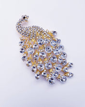 Load image into Gallery viewer, Rhinestone Peacock Brooch(Medium) Bridal Pin