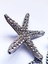 Load image into Gallery viewer, Crystal Rhinestones Starfish Lapel Pin