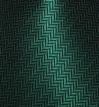 Load image into Gallery viewer, Men's Green Silk Necktie Square Cufflink Set