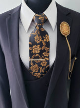 Load image into Gallery viewer, Snake Eye Lapel Pin with Gold Pearl